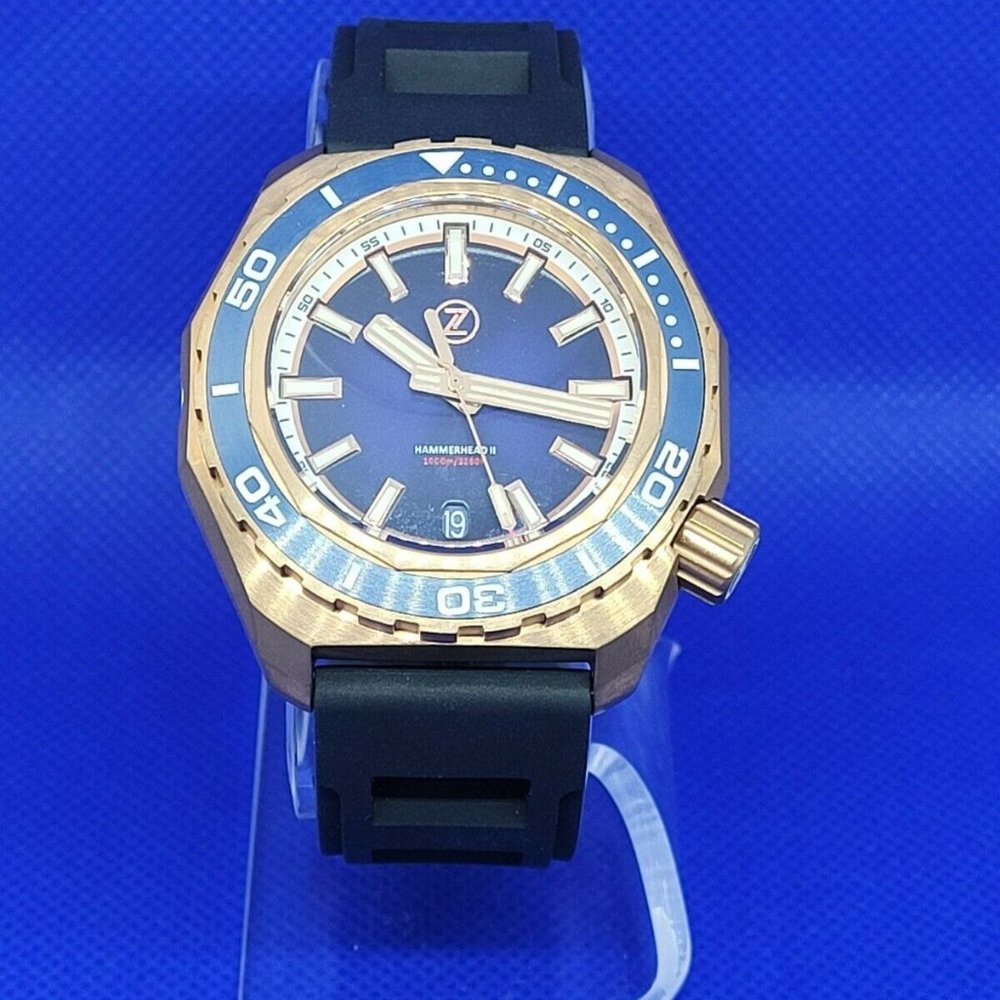 Zelos Hammerhead 2 100M SEIKO NH35 Timepiece Watch